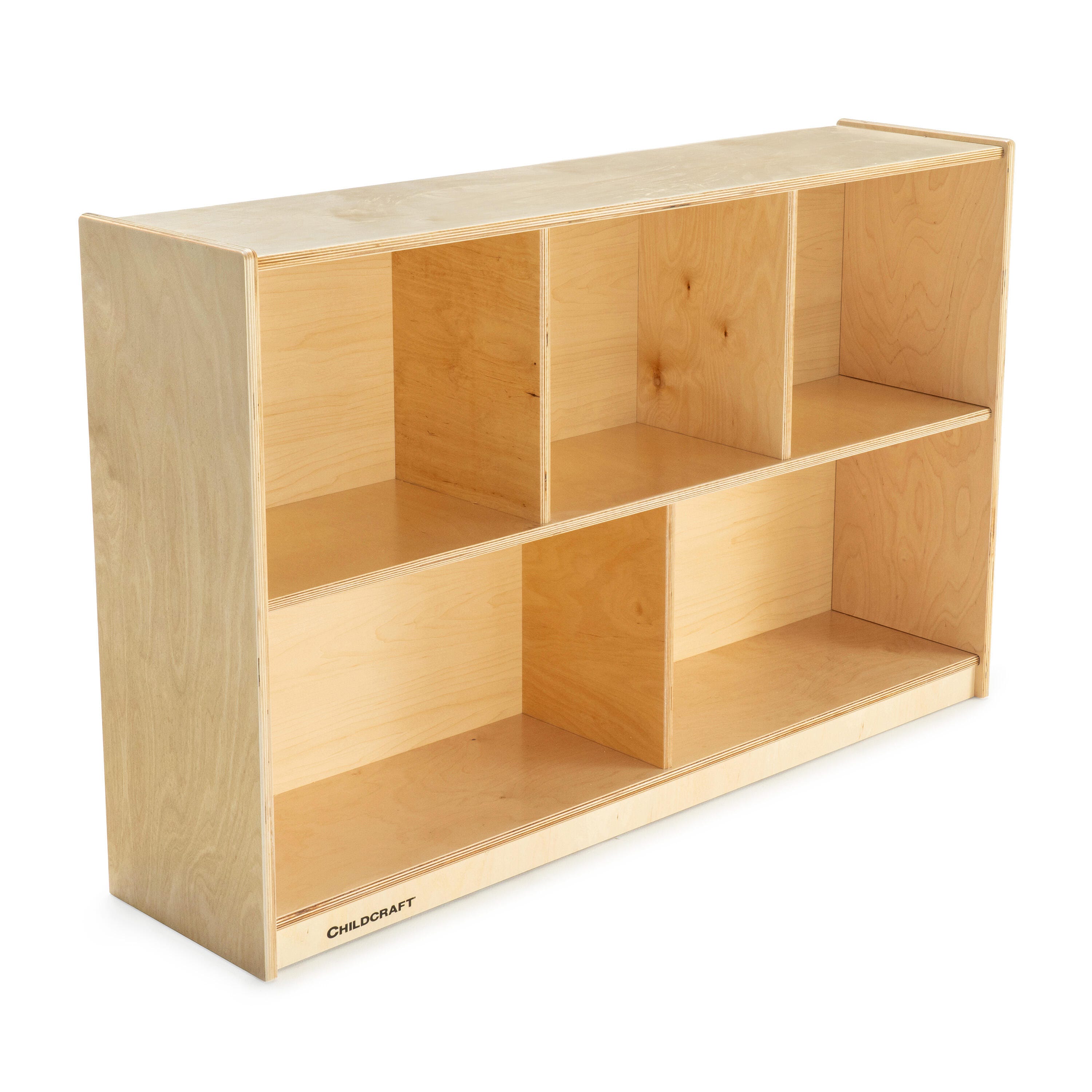 Childcraft Storage Unit, 5 Compartments, 47-3/4 x 11-5/8 x 30 Inches 265251